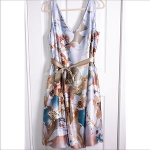 Beautiful silk dress.